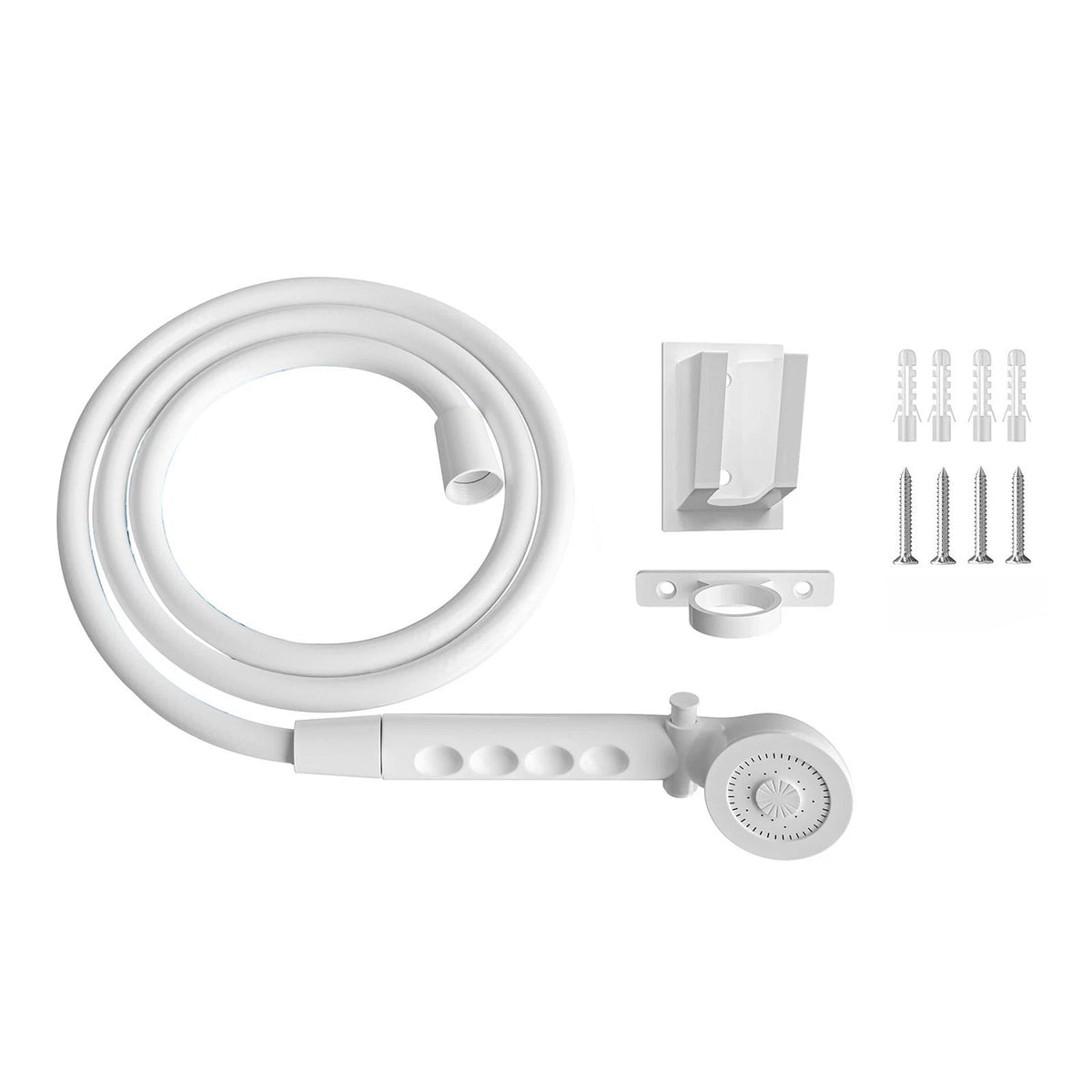 RV Shower Head 5-Mode 59 Inch Hose Water Saving Switch Recessed Finger Grooves