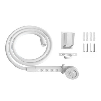 RV Shower Head 5-Mode 59 Inch Hose Water Saving Switch Recessed Finger Grooves