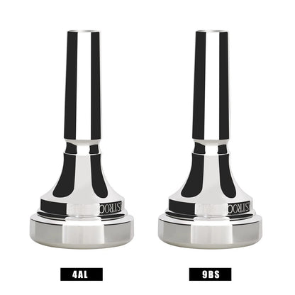 EASTROCK Trombone Mouthpiece,Silver Plated JDTM-9BS, silver