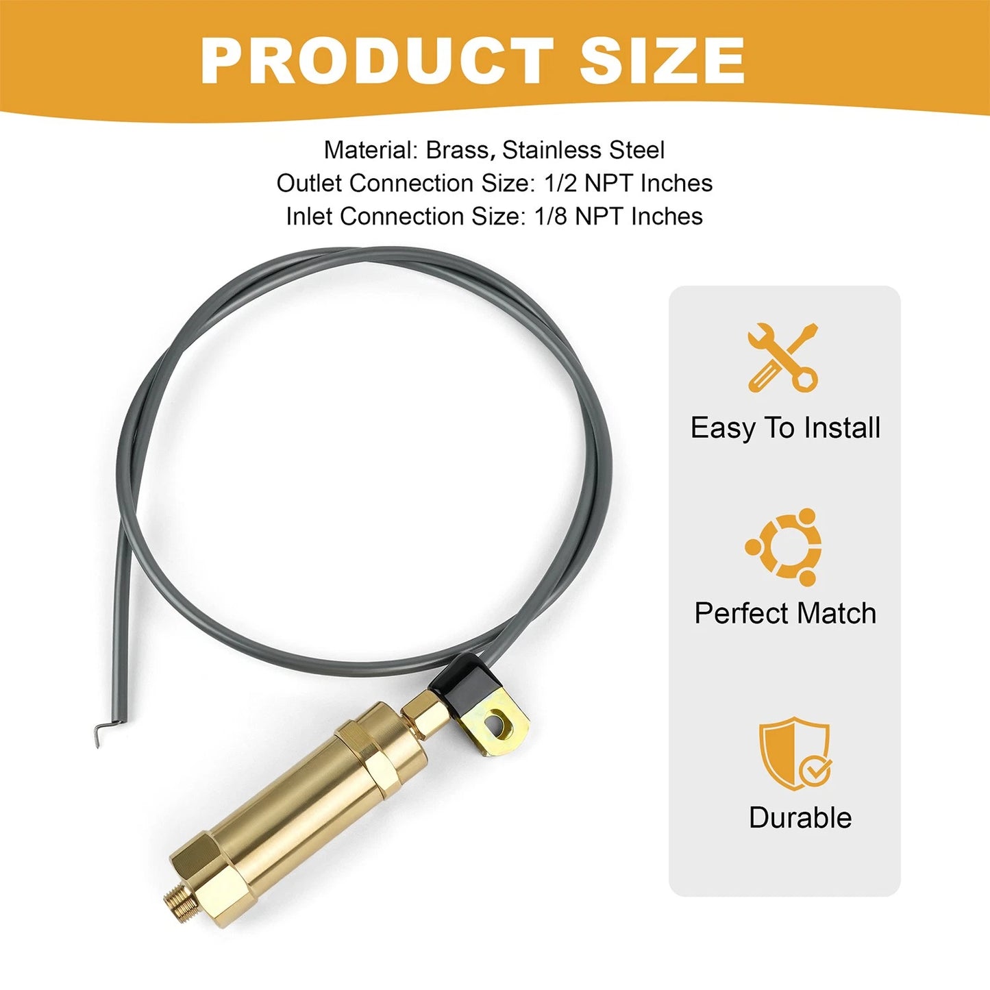 23426687 Throttle Control For Gas Engines 8.5-11-14 Hp, 36'' Heavy Duty