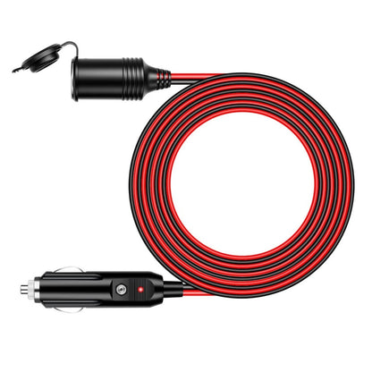 13FT 15A 12V-24V Cigarette Socket Extension 16AWG 240W for Bus Pickup Truck