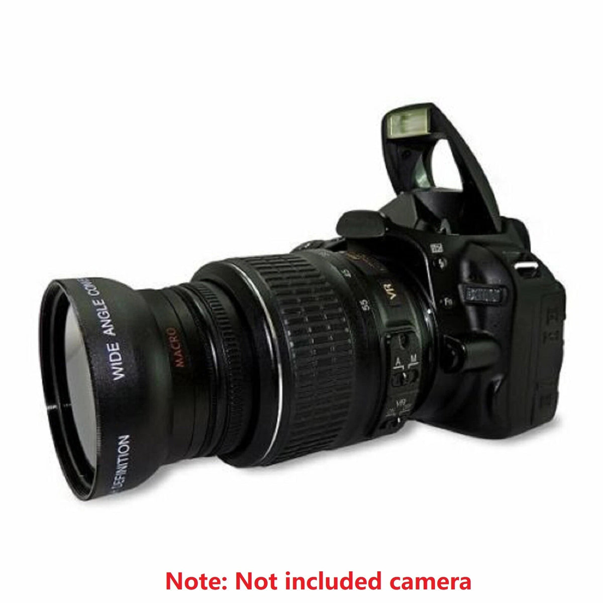 52MM 0.45x Wide Angle Lens + Macro Lens for 52mm DSLR and digital camera F