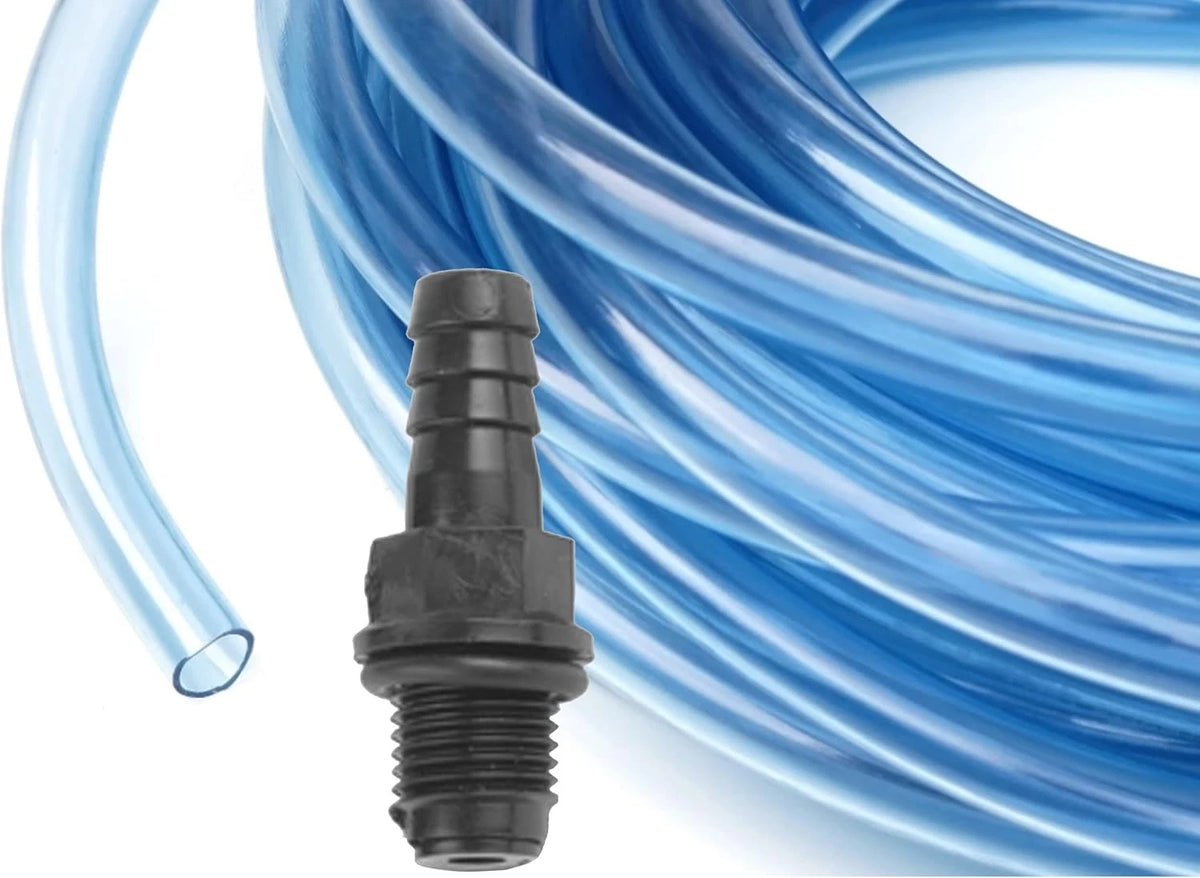Little Giant CV-10 Check Valve for the 1/4-inch MNPT x 3/8-inch Barbed, Black