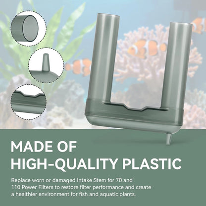 Aquarium Intake Stem for AquaClear 70, 110 Power Filters, Transparent
