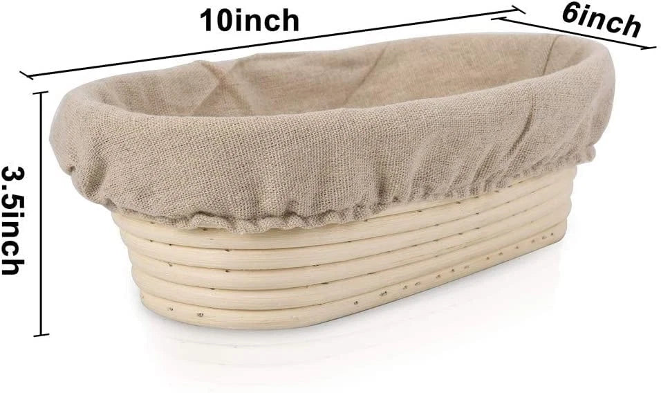 YAANI Sourdough Starter Kit, 9 Inch Round + 10 Oval + Tools