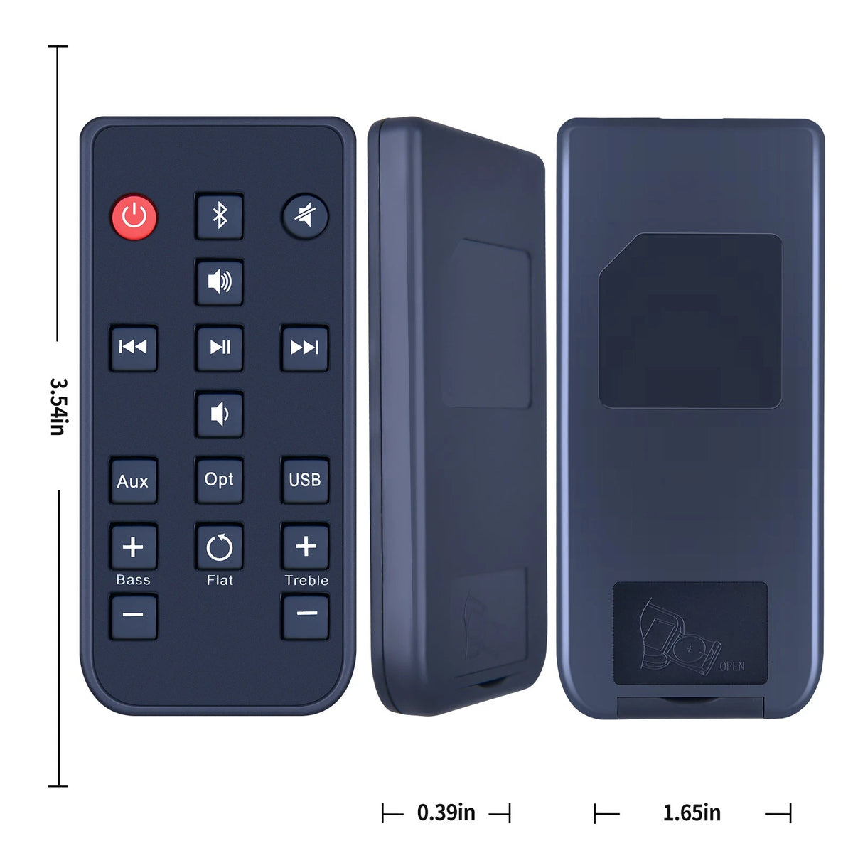 Remote Control For Peachtree Audio M24 / M25 / M25x Powered Speakers