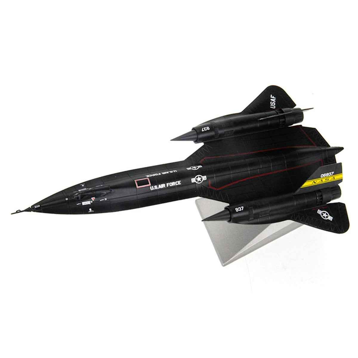 1:144 Alloy SR-71 Reconnaissance Aircraft Model Ornaments Airplane Collection
