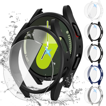 Tensea [5+5Pack for Galaxy Watch 7-44mm, Black/Clear/Black/Silver/Blue