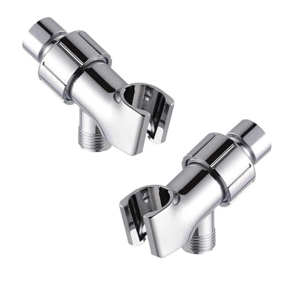 Plastic Shower Arm Bracket with 360° Swivel Joint, Easy Install, 2-Pack Sets