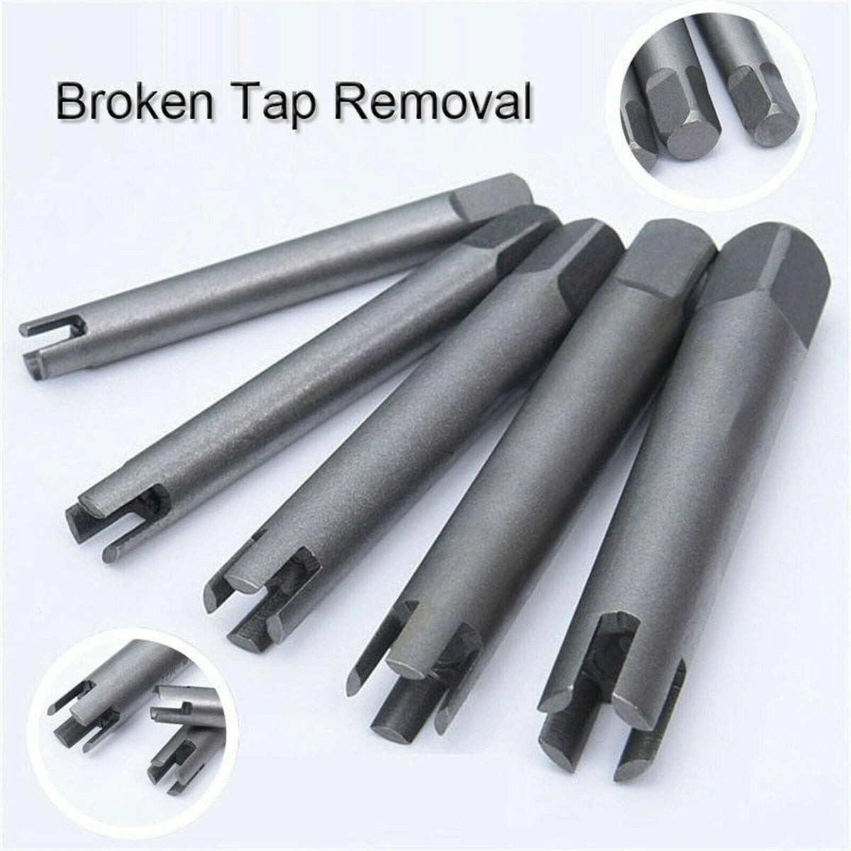 5pcs/Set 2#~6# (Metric/Standard) Broken Tap Extractor Removal Tool Kit 3/4 Claws
