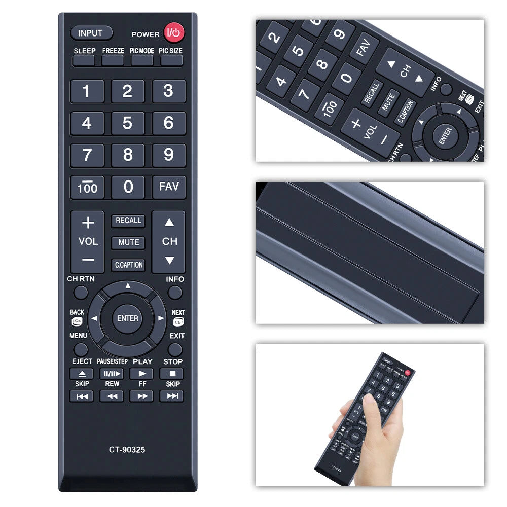 CT-90325 Remote Control For Toshiba TV 19AV600U 22AV500U 26AV500U 32AV500U