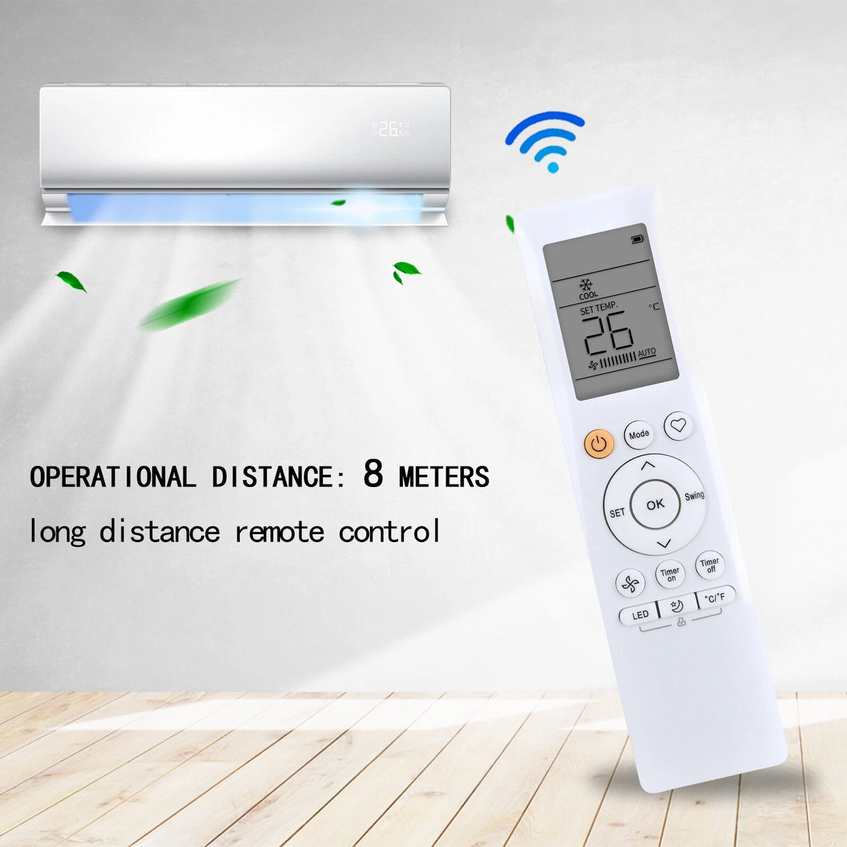 Remote Control For Midea Air Conditioner MAP14S1TBL MAP14HS1TBL MAP12S1TBL