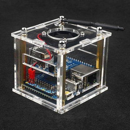 Acrylic Case Transparent Enclosure Clear Protective Cover For Orange Pi Zero 3