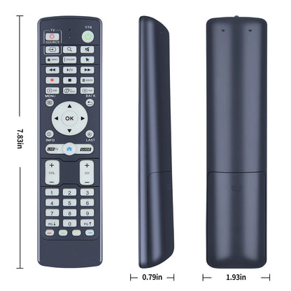IR-100L Generic Replacement Compatible with BUZZ TV Set Top Boxes XR4000 XRS4500