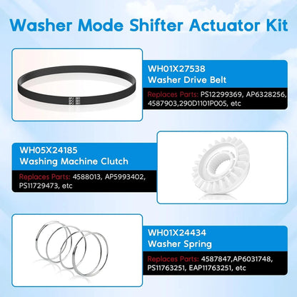 2025  Upgraded WH03X30517 Washer Mode Shifter Actuator & WH01X27538...