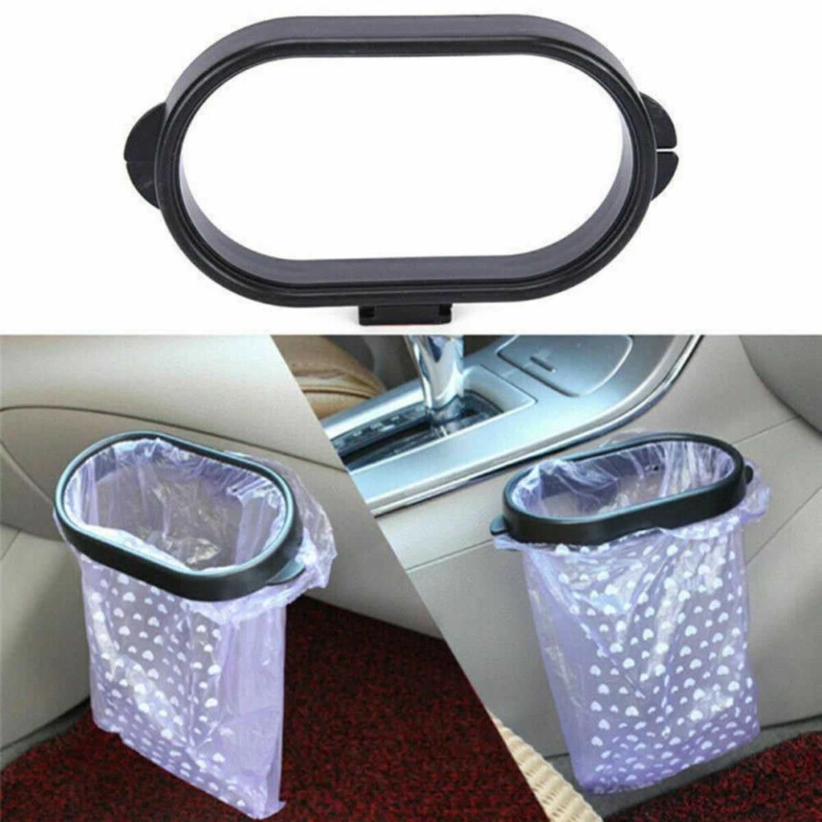 Car Interior Trash Rack Can Bin Rubbish Garbage Holder Organizer Storage Hanger