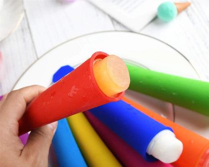 Mirenlife Silicone Ice Pop Molds,Popsicle Maker Molds,8 8 Vibrant Colors