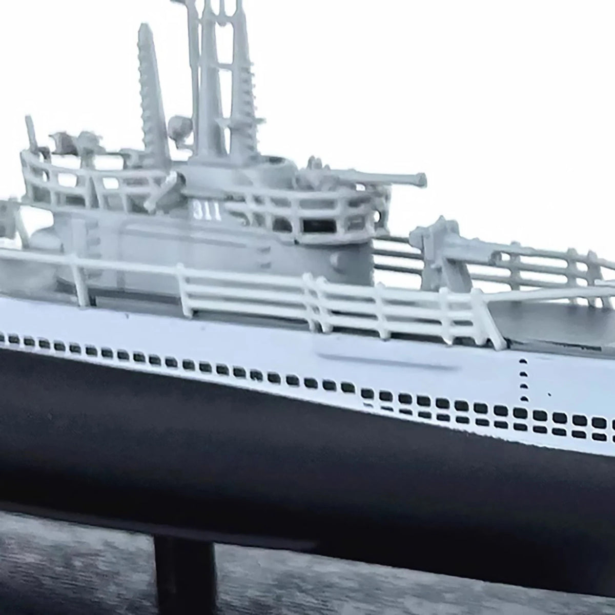 27cm Diecast Alloy 1/350 WWII USS Navy Archerfish Submarine Model Souvenir