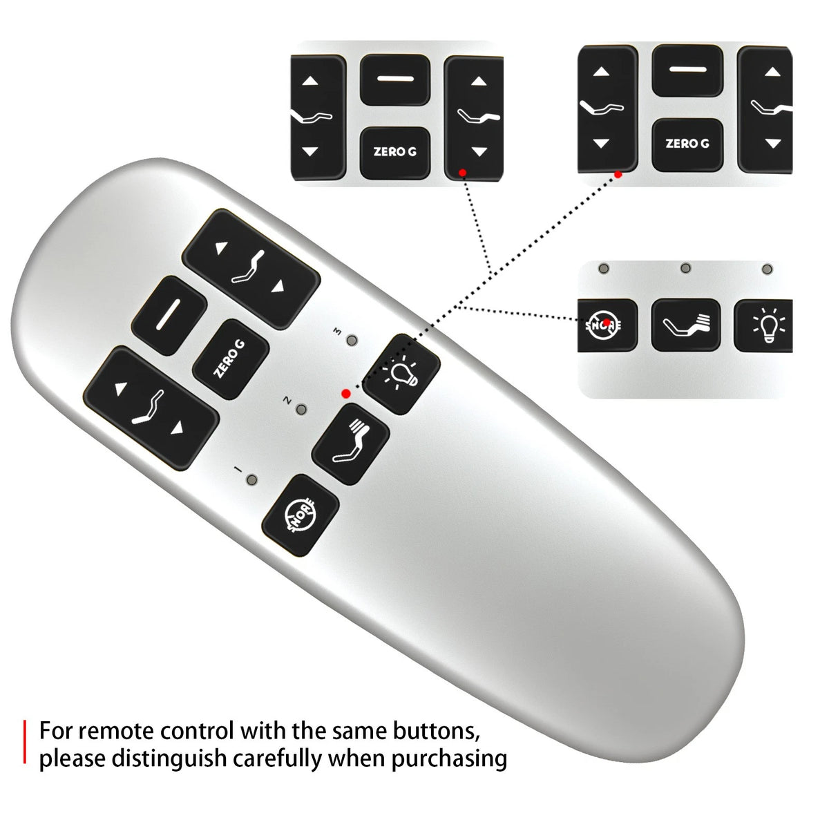 RF373E JLDK 28.09.04 Remote Control For Ergomotion Adjustable Bed Base