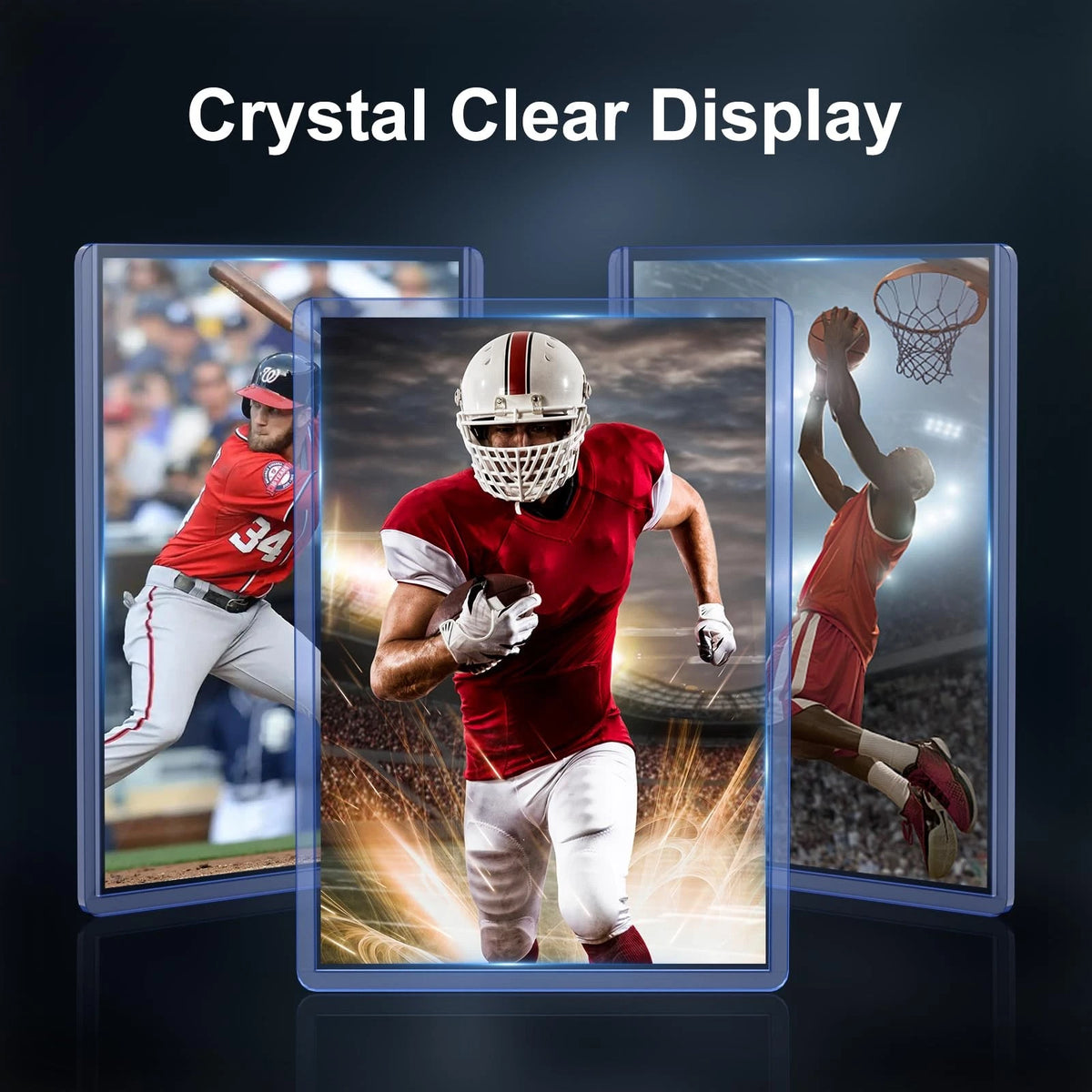 400 Card Sleeves Hard Plastic, 3"X4" 200 Sleeves+200 Soft Sleeves, Clear