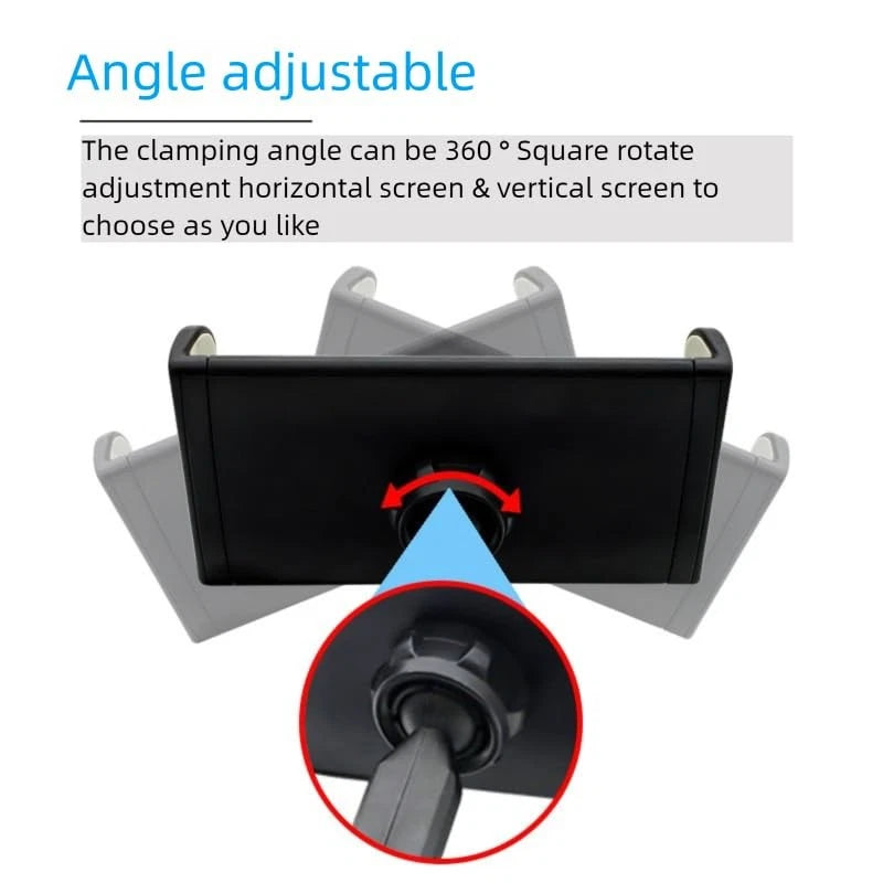 Drone Tablet Mount Holder for DJI Controllers - 30.18 cubic inches, Black