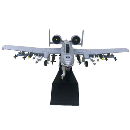 1/100 A-10 Attack Aircraft Thunderbolt II Fighter Alloy Plane Model Scene Gift