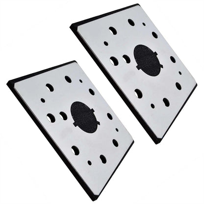 2PCS 1/4" Square 10 Holes Sander Disc and Backing Plate For Dewalt DW411 BD5000