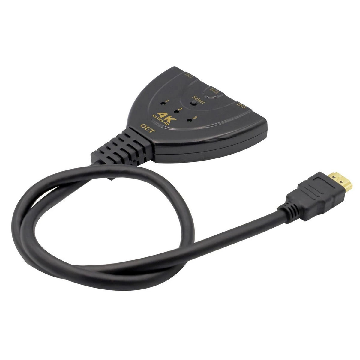 2.97Gbps Bandwidth 4K 1080P HDMI 3 Port HD Converter Auto Video Switch Switcher