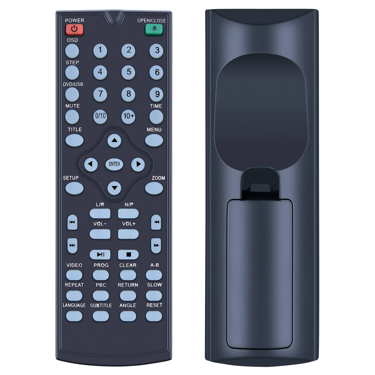 Replace Remote Control For Majority DVD CD player Scholars SCH-DVD-BLK