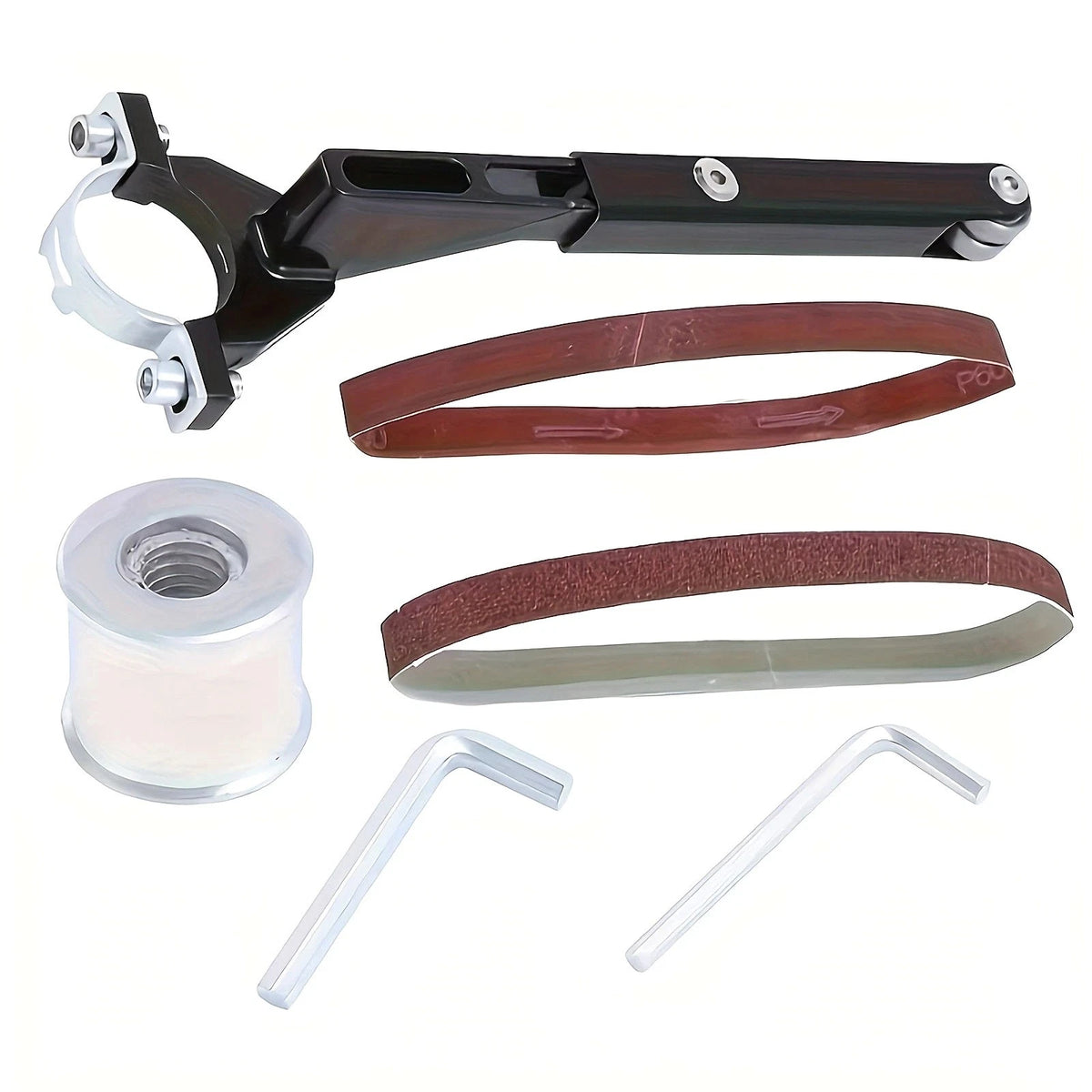 Angle Grinder to Sander Belt Adapter Unit For Metal Wood Sanding Polishing Kit