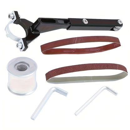 Angle Grinder to Sander Belt Adapter Unit For Metal Wood Sanding Polishing Kit