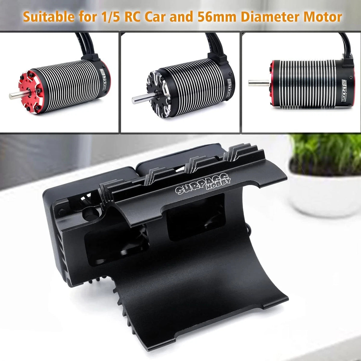 Surpass Hobby RC Cooling Fans 16000RPM,40mm Dual Car Motor with...