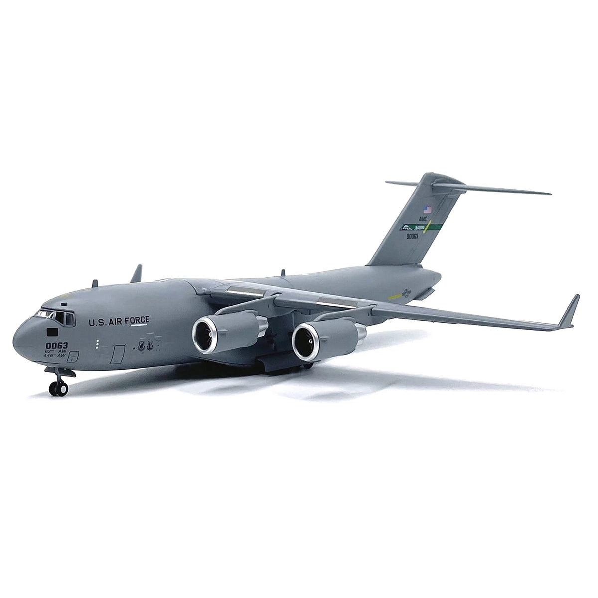 1/200 Scale Alloy C-17 Model For US Air Force Globemaster III Transport Plane
