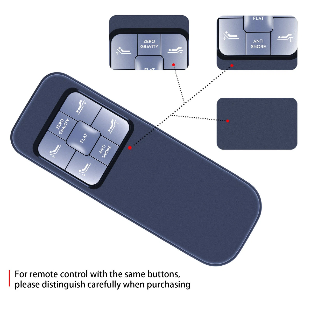 Remote Control For Homestock 99787W 58307W/Malouf E255/iPowr M255 Adjustable Bed