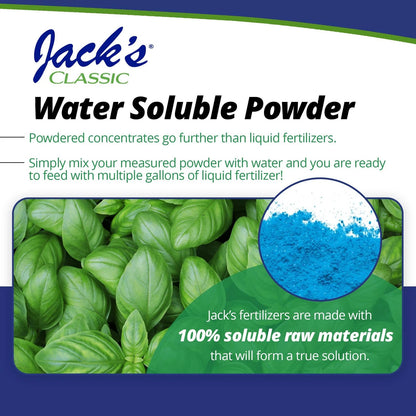 Jack's Classic 20-20-20 All Purpose Water-Soluble Fertilizer with 4lbs