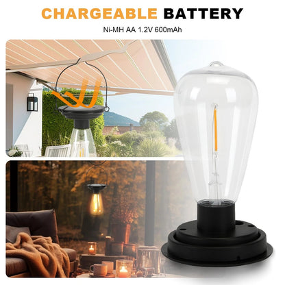 Replacement Solar Light Tops-Solar Bulbs for 2 PACK, Warm White