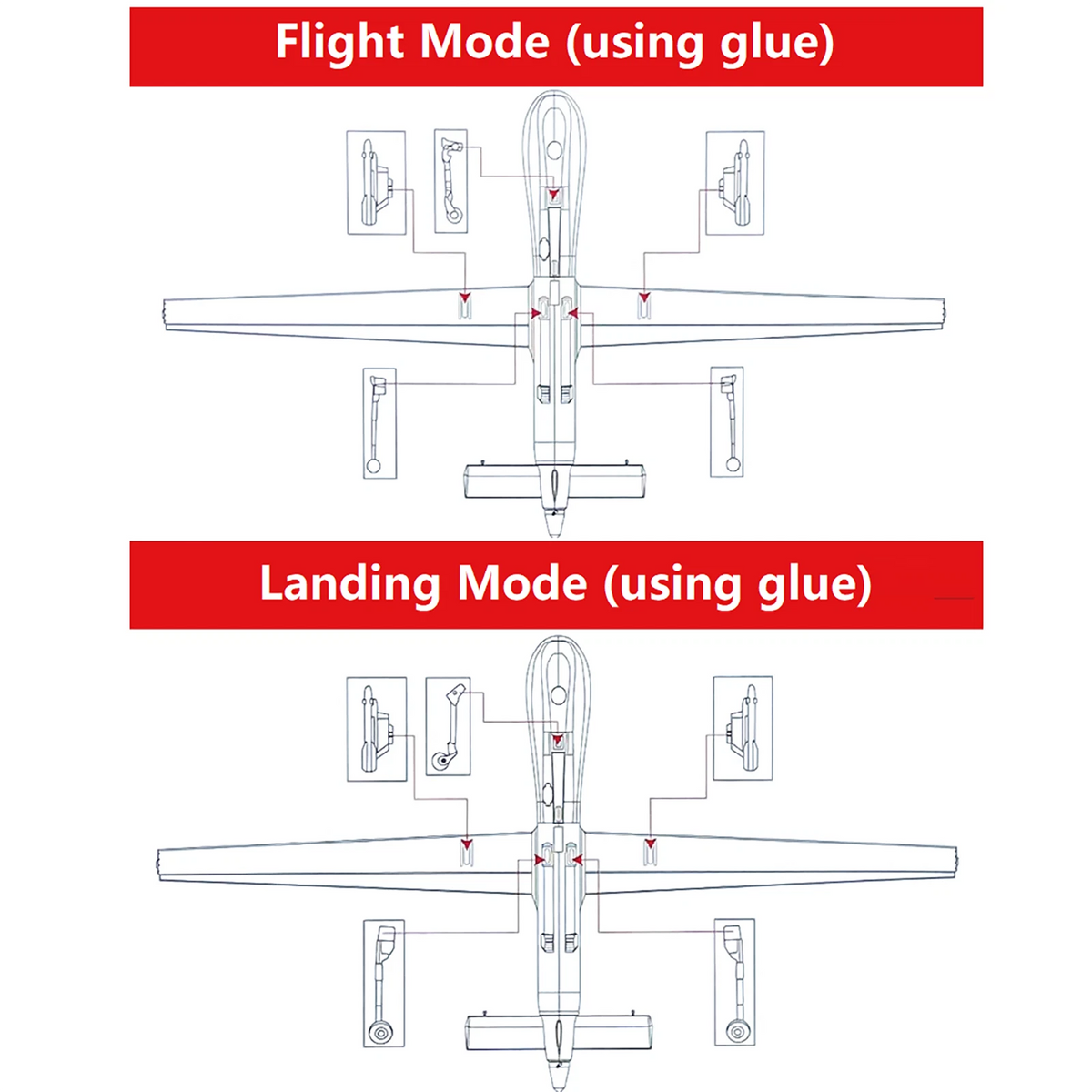 1/72 MQ-1 Predator Drone Reconnaissance UAV Alloy Military Aircraft Model Craft