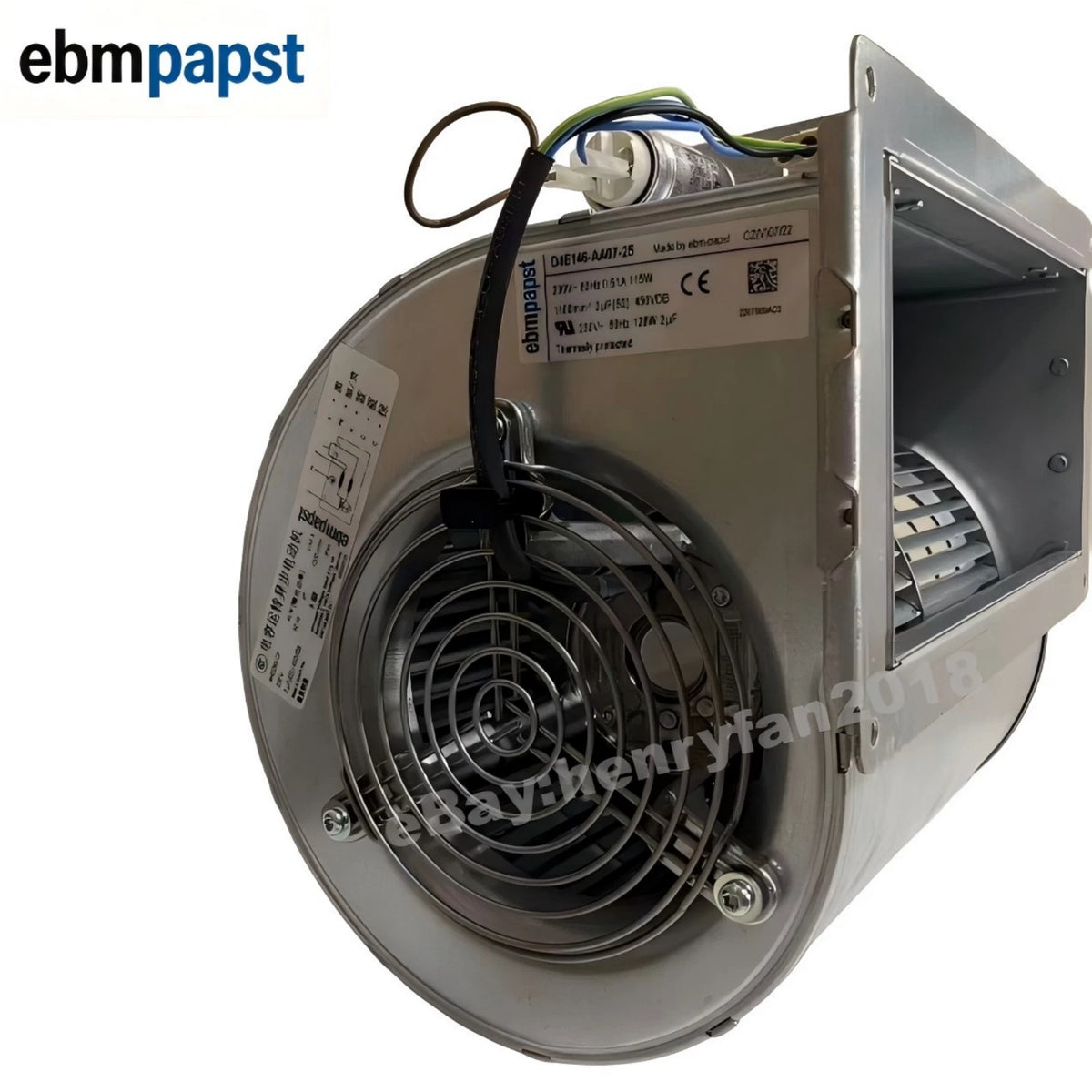 D4E146-AA07-25 for ebmpapst AC 230VAC Centrifugal Fan For Cabinet Cooling