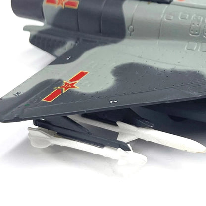 1/144 Alloy Chinese Air Force J-10 Vigorous Dragon Fighter Simulation Model