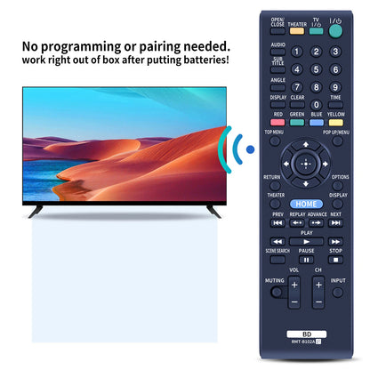 RMT-B102A For Sony DVD Player Remote Control BDP-S350 BDP-BX1