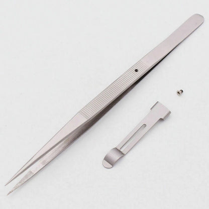 STONE TWEEZERS LOCKING JEWELRY TWEEZER SLIDE LOCK FINE TIP ELECTRONIC SLOT LOCK