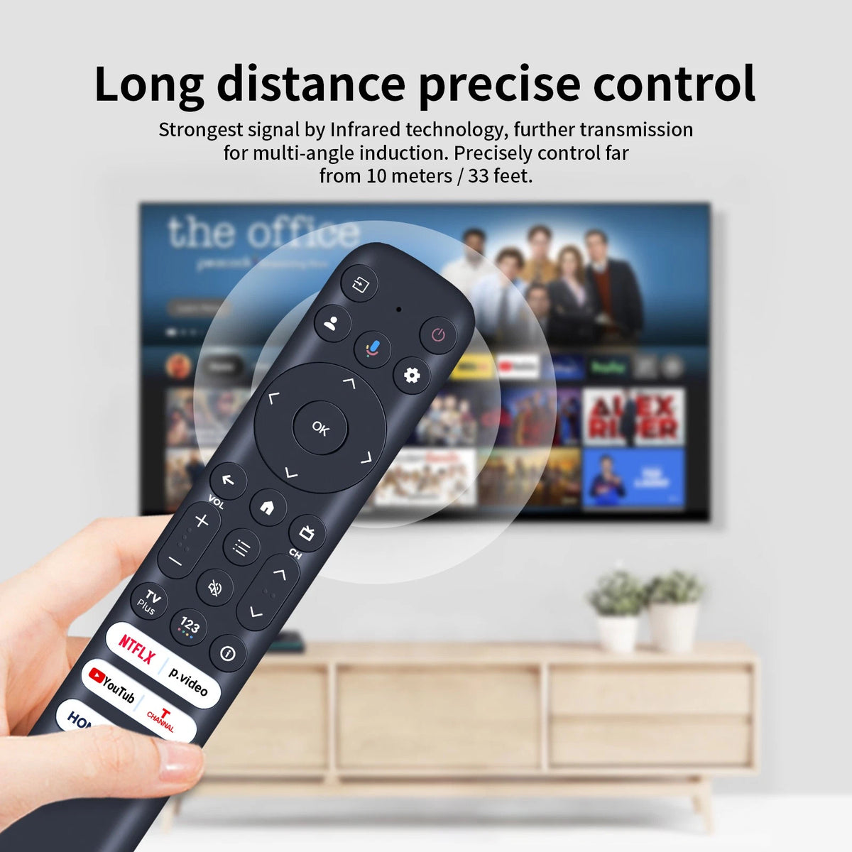 RC813 FMB1 Remote Control For TCL 55R646 75S546 65S546 65R646 without Voice