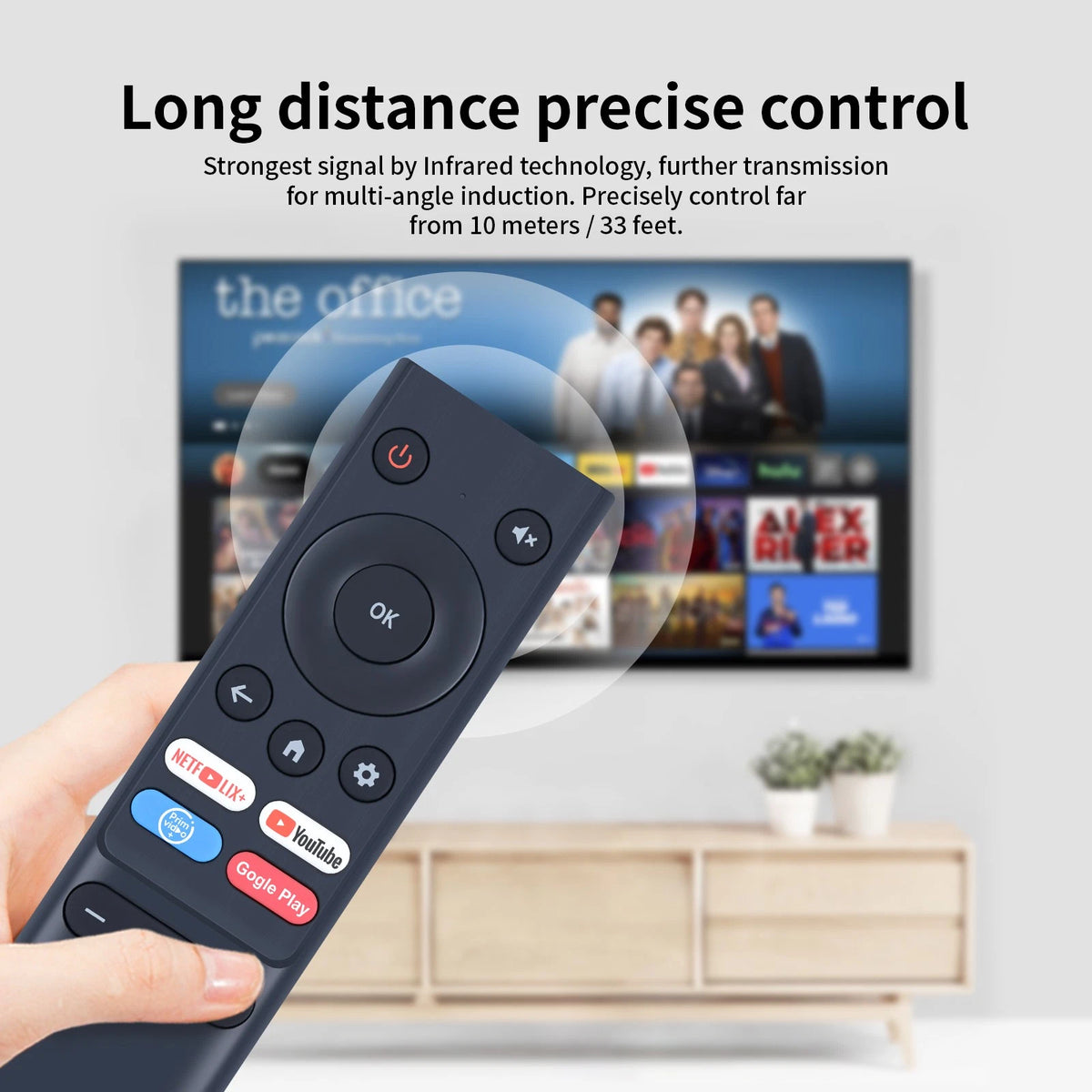 Replacement Remote Control For Saba SA24S56A11 SA32S77A11 without voice