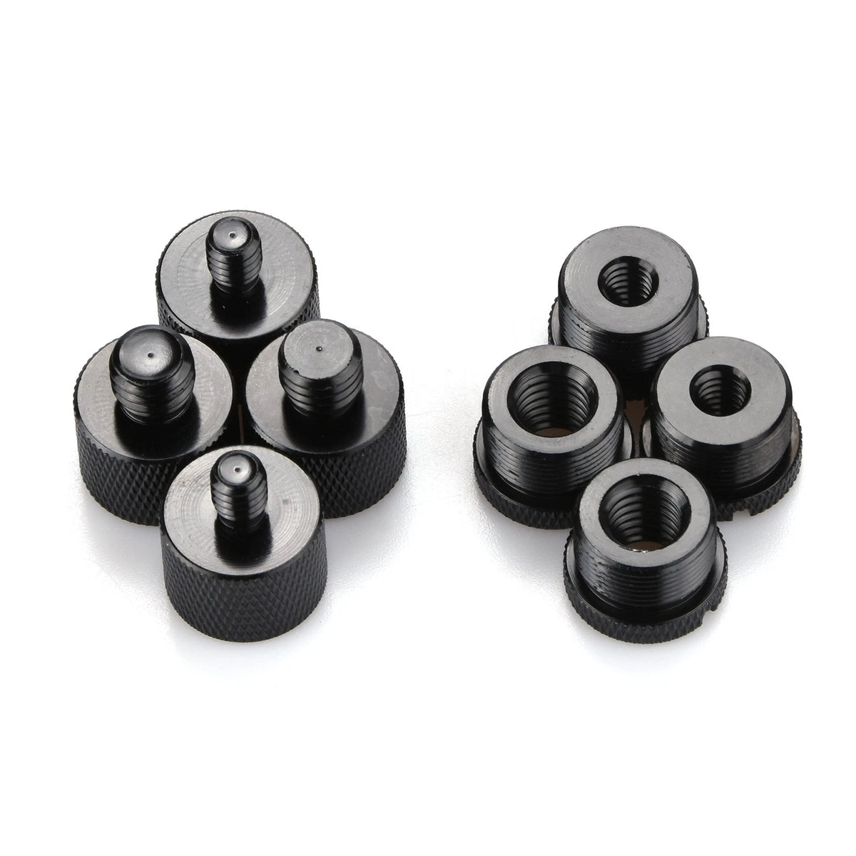 5/8 Female To 3/8 Male,1/4 Female To 5/8 Male Mic Thread Screw Adapter Kits 8*