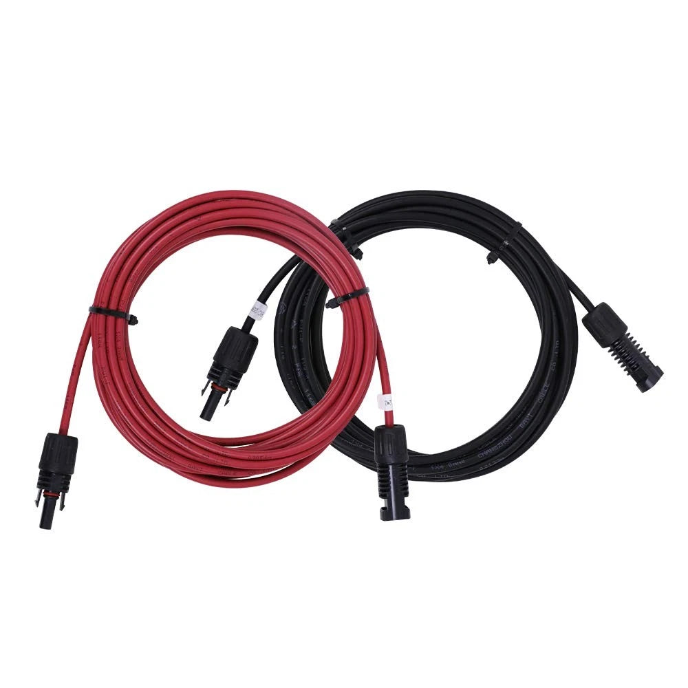 Renogy 20FT 12AWG Solar Panel 20FT12AWG, 1 Pair 20' 12 Gauge Red and Black