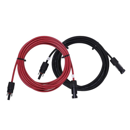 Renogy 20FT 12AWG Solar Panel 20FT12AWG, 1 Pair 20' 12 Gauge Red and Black