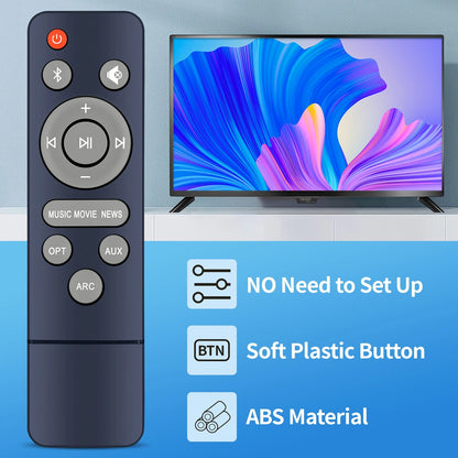 Replacement Remote Control For MZEIBO Sound Bar