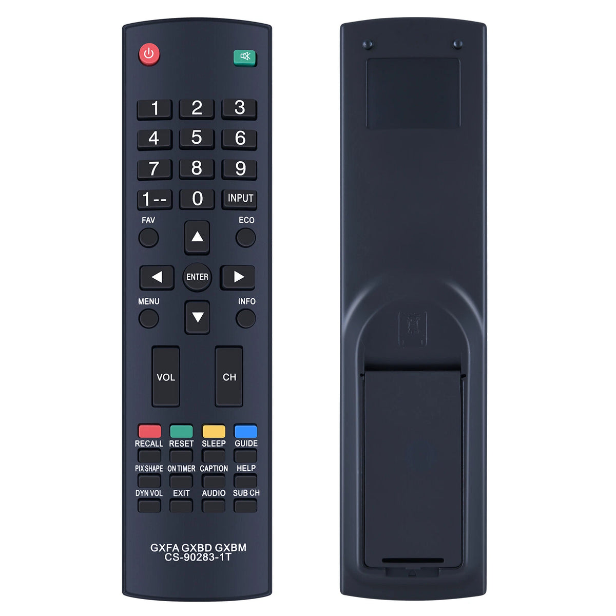 Replaced TV Controller Remote Control Sub Sanyo GXFA GXBD GXBM CS-90283-1T