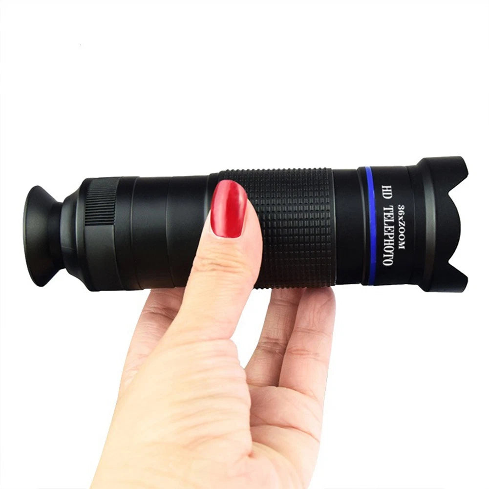 36X Wide Angle Phone Camera Telephoto Lens Zoom Fisheye Telescope Lens
