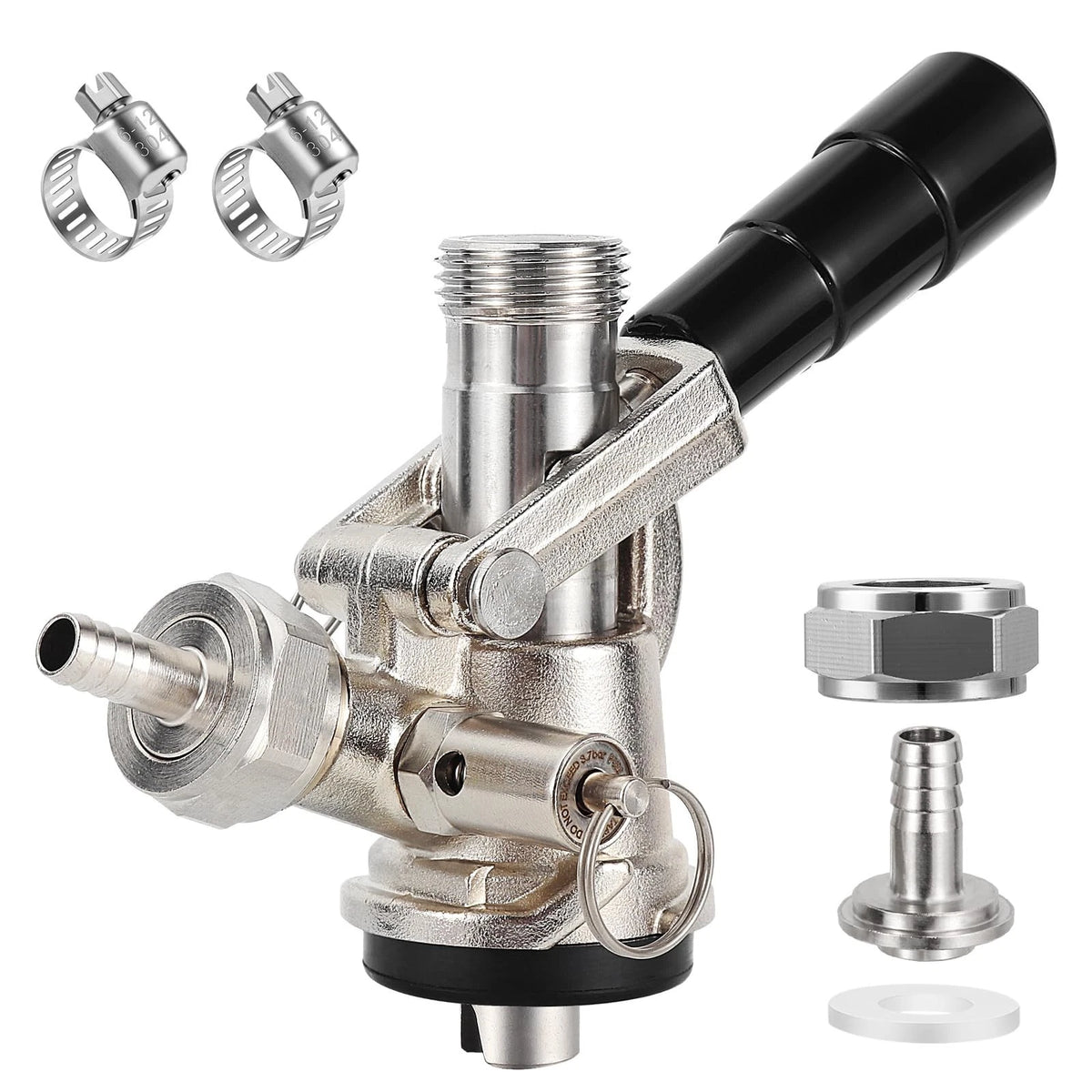 European Sankey S System Keg Coupler, S-type keg coupler, Stainless Steel